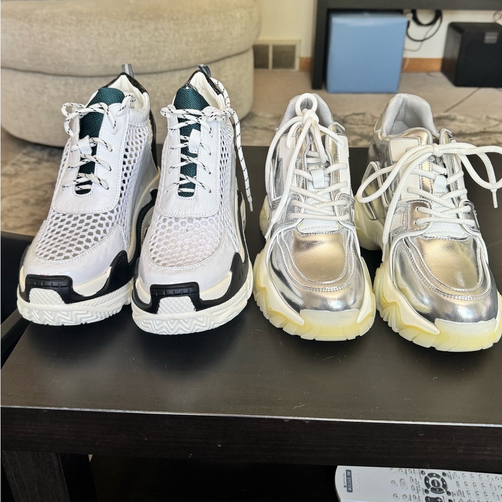 Pair of Anthony Wang Platform Sneakers